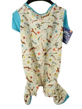 Youly Dog Large 17 to 19 inches The Artist Blue Pet Pajamas